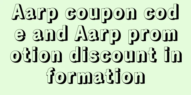 Aarp coupon code and Aarp promotion discount information