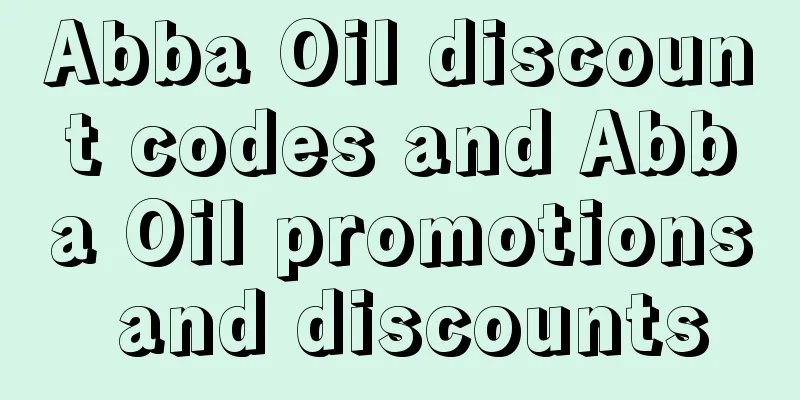 Abba Oil discount codes and Abba Oil promotions and discounts