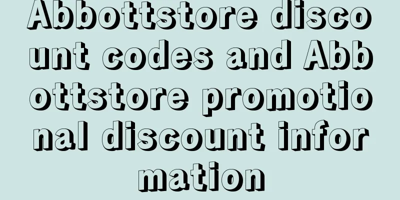 Abbottstore discount codes and Abbottstore promotional discount information