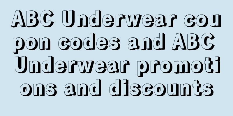 ABC Underwear coupon codes and ABC Underwear promotions and discounts