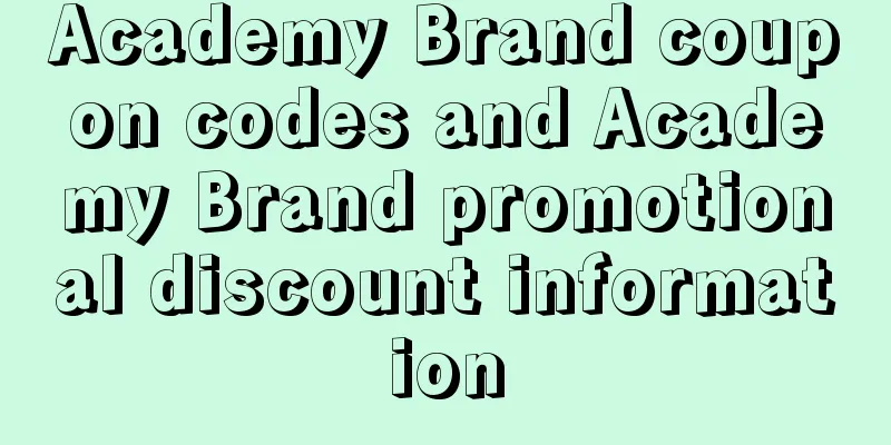 Academy Brand coupon codes and Academy Brand promotional discount information