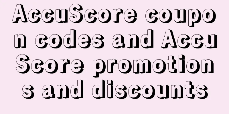 AccuScore coupon codes and AccuScore promotions and discounts