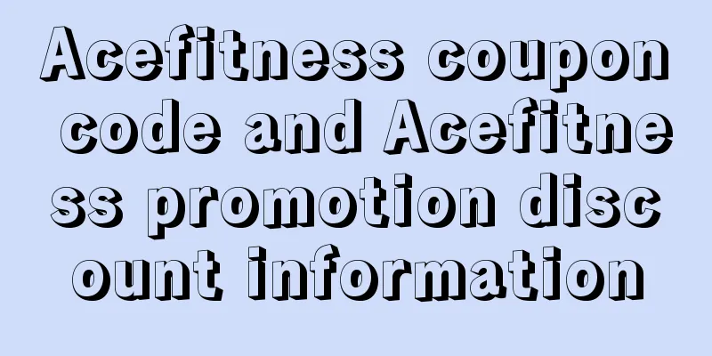 Acefitness coupon code and Acefitness promotion discount information