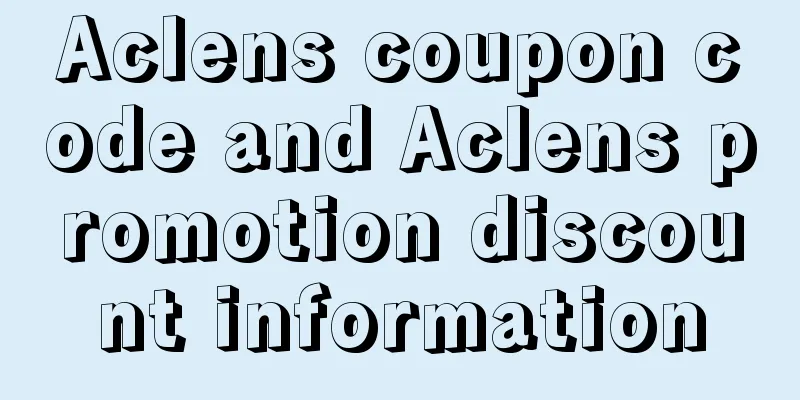 Aclens coupon code and Aclens promotion discount information