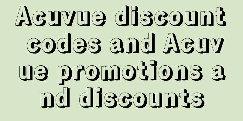 Acuvue discount codes and Acuvue promotions and discounts