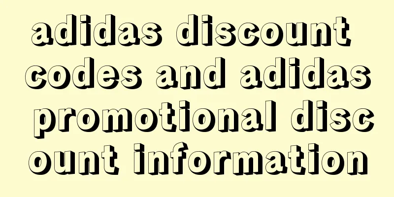 adidas discount codes and adidas promotional discount information