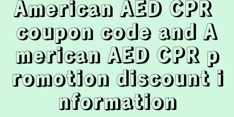 American AED CPR coupon code and American AED CPR promotion discount information