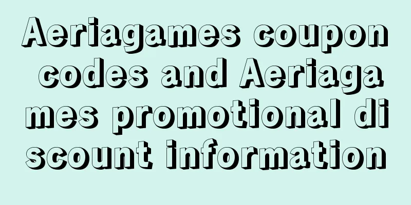 Aeriagames coupon codes and Aeriagames promotional discount information