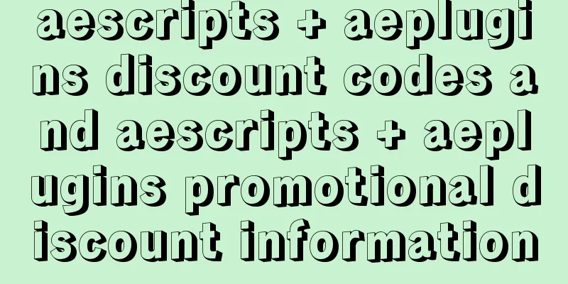 aescripts + aeplugins discount codes and aescripts + aeplugins promotional discount information