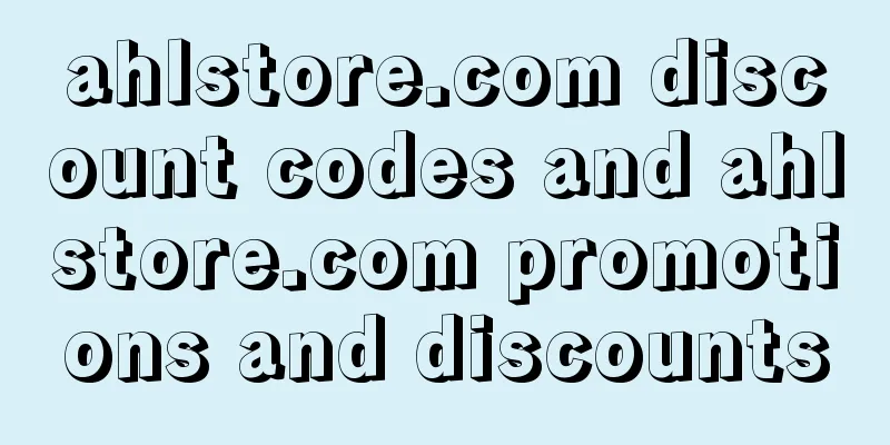 ahlstore.com discount codes and ahlstore.com promotions and discounts
