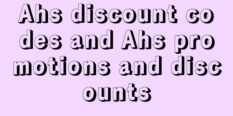 Ahs discount codes and Ahs promotions and discounts
