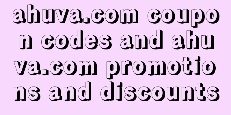 ahuva.com coupon codes and ahuva.com promotions and discounts