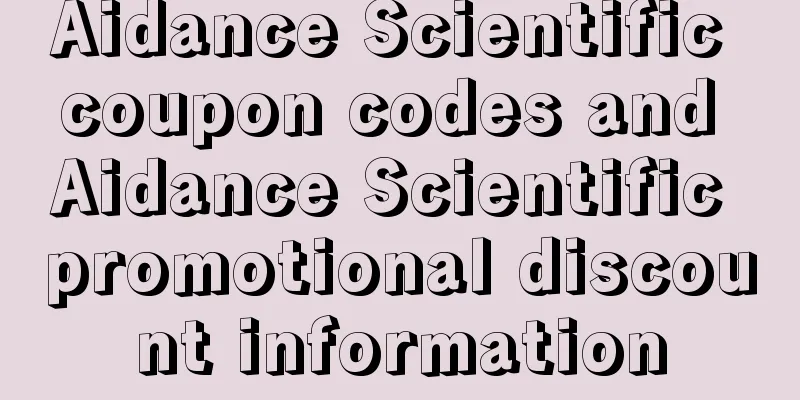 Aidance Scientific coupon codes and Aidance Scientific promotional discount information
