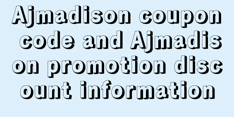 Ajmadison coupon code and Ajmadison promotion discount information