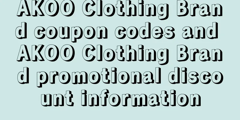 AKOO Clothing Brand coupon codes and AKOO Clothing Brand promotional discount information
