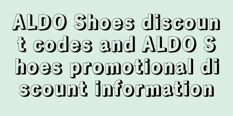 ALDO Shoes discount codes and ALDO Shoes promotional discount information