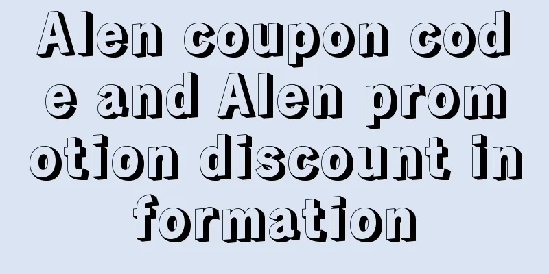 Alen coupon code and Alen promotion discount information