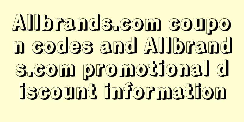 Allbrands.com coupon codes and Allbrands.com promotional discount information