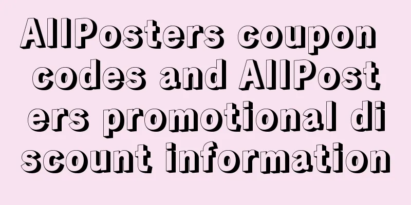 AllPosters coupon codes and AllPosters promotional discount information