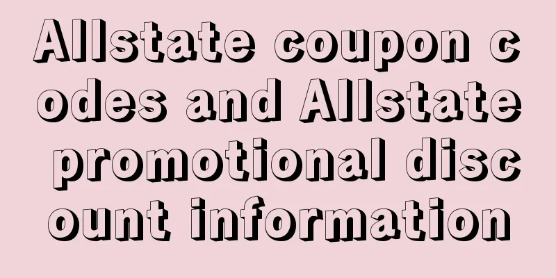Allstate coupon codes and Allstate promotional discount information
