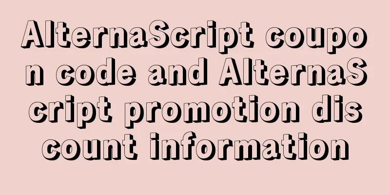 AlternaScript coupon code and AlternaScript promotion discount information