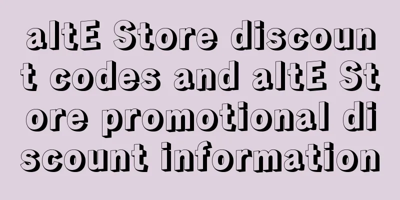 altE Store discount codes and altE Store promotional discount information