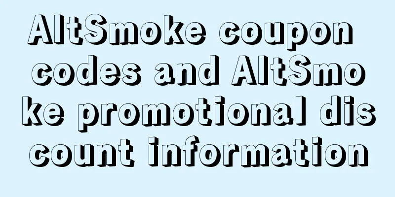 AltSmoke coupon codes and AltSmoke promotional discount information