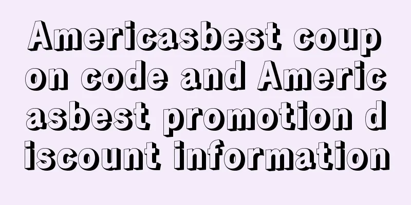 Americasbest coupon code and Americasbest promotion discount information
