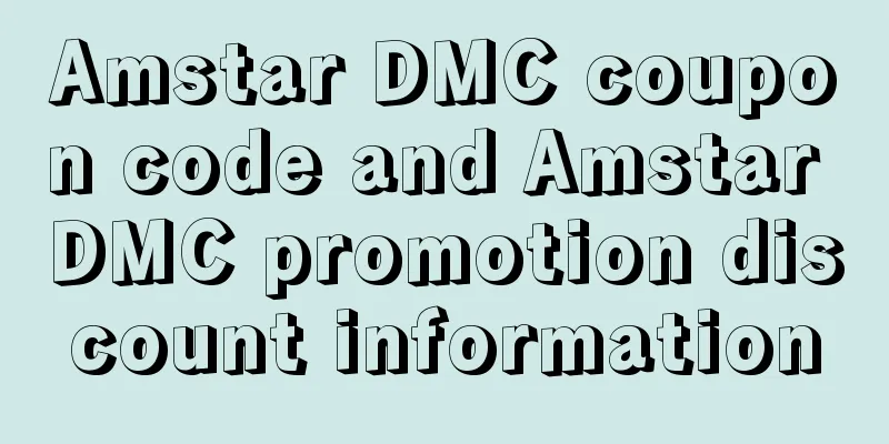 Amstar DMC coupon code and Amstar DMC promotion discount information