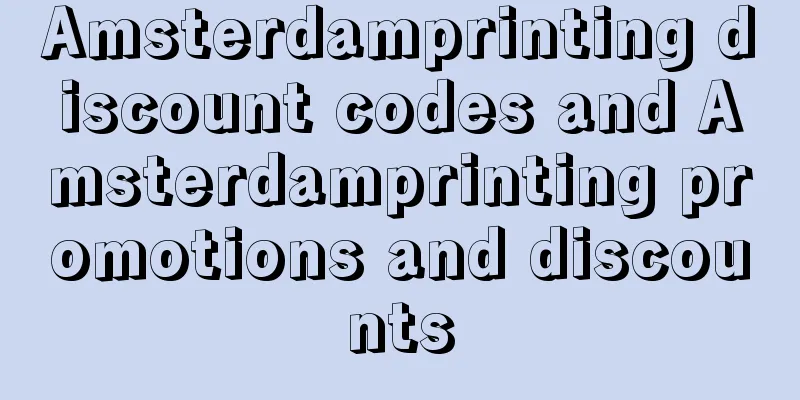 Amsterdamprinting discount codes and Amsterdamprinting promotions and discounts