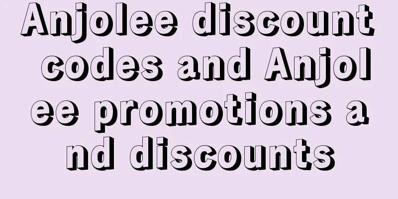 Anjolee discount codes and Anjolee promotions and discounts