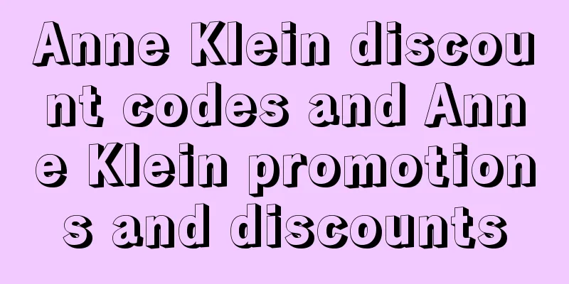 Anne Klein discount codes and Anne Klein promotions and discounts