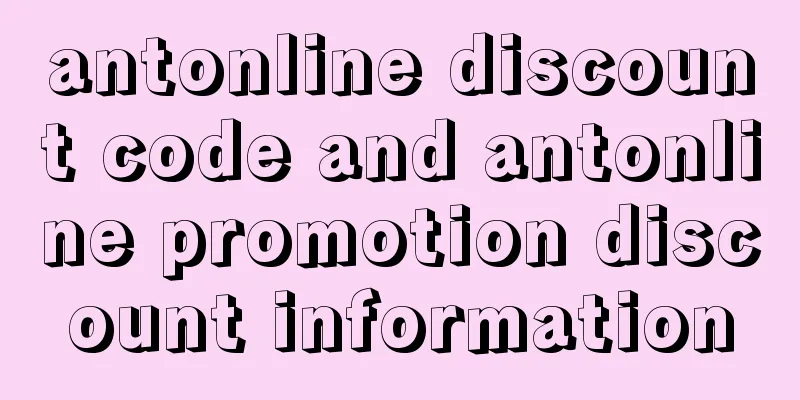 antonline discount code and antonline promotion discount information