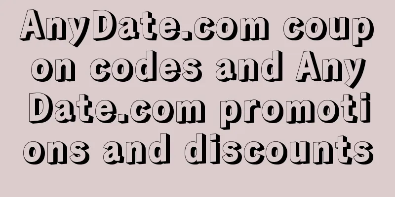 AnyDate.com coupon codes and AnyDate.com promotions and discounts