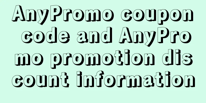 AnyPromo coupon code and AnyPromo promotion discount information