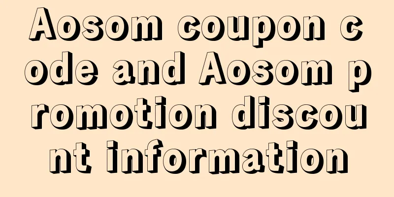 Aosom coupon code and Aosom promotion discount information