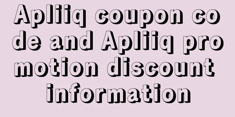 Apliiq coupon code and Apliiq promotion discount information