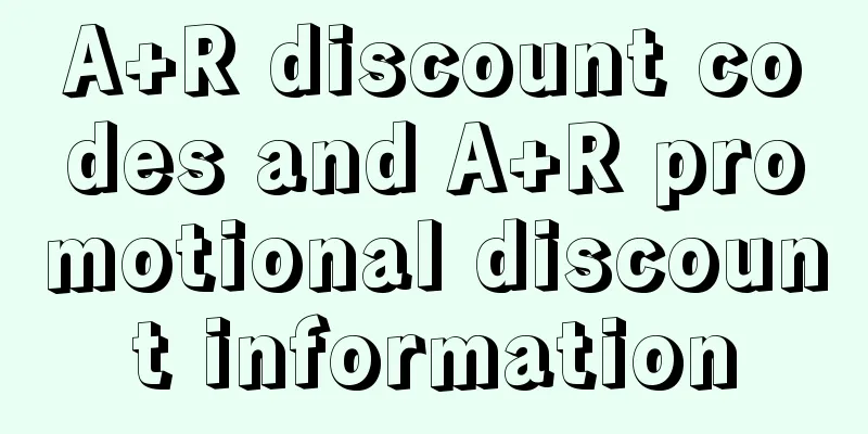 A+R discount codes and A+R promotional discount information