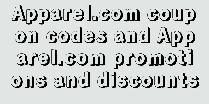 Apparel.com coupon codes and Apparel.com promotions and discounts