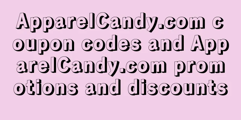 ApparelCandy.com coupon codes and ApparelCandy.com promotions and discounts