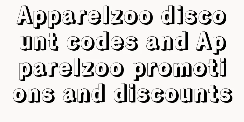 Apparelzoo discount codes and Apparelzoo promotions and discounts