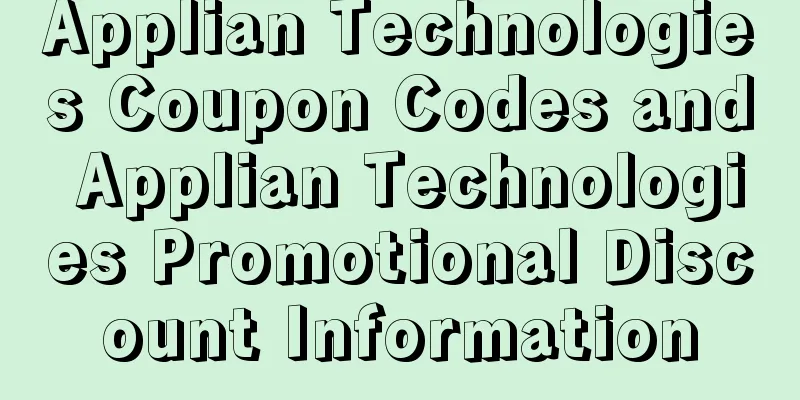 Applian Technologies Coupon Codes and Applian Technologies Promotional Discount Information