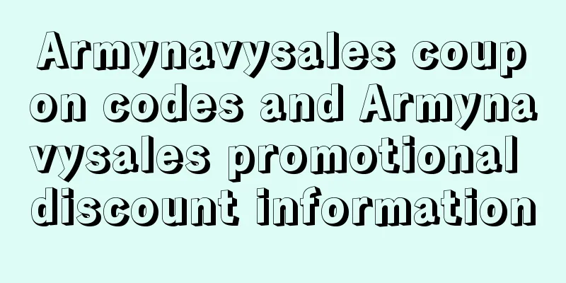 Armynavysales coupon codes and Armynavysales promotional discount information