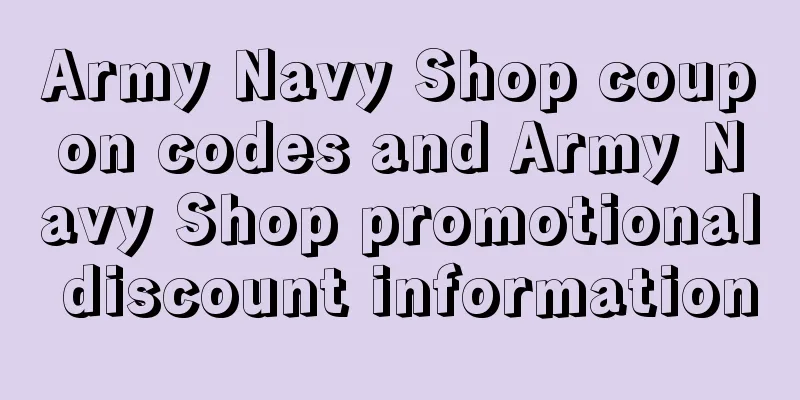 Army Navy Shop coupon codes and Army Navy Shop promotional discount information