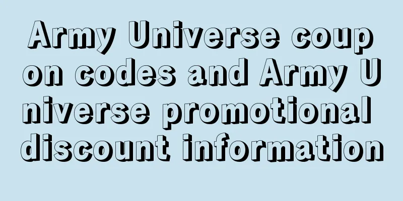 Army Universe coupon codes and Army Universe promotional discount information