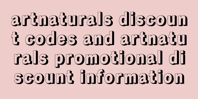 artnaturals discount codes and artnaturals promotional discount information