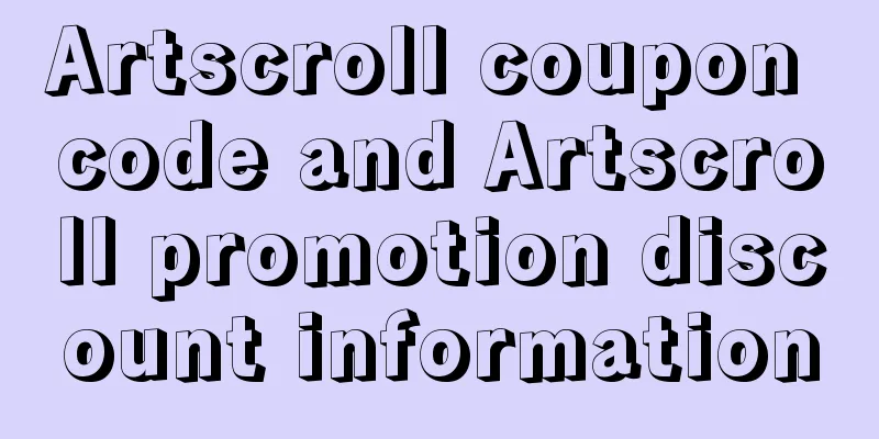 Artscroll coupon code and Artscroll promotion discount information
