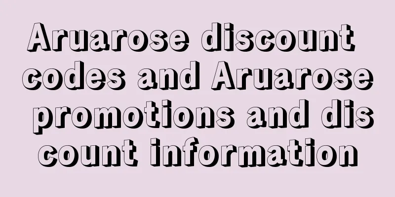 Aruarose discount codes and Aruarose promotions and discount information