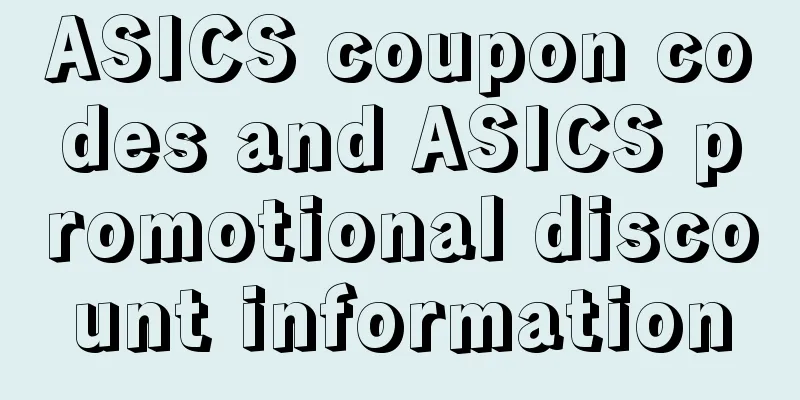 ASICS coupon codes and ASICS promotional discount information