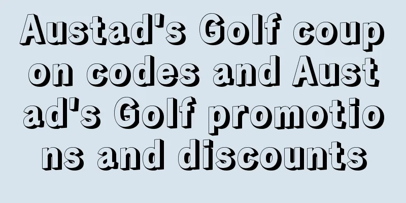 Austad's Golf coupon codes and Austad's Golf promotions and discounts